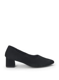 Wide fit - Pumps in suede, Black, Packshot