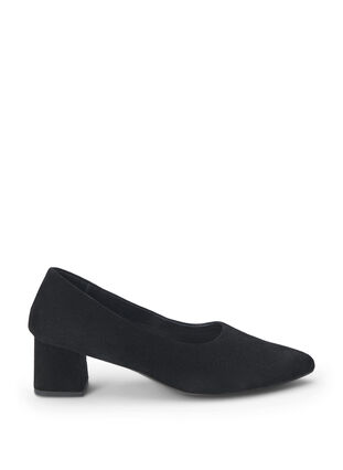 Zizzifashion Wide fit - Pumps in suede, Black, Packshot image number 0