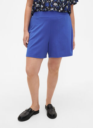 Zizzifashion FLASH - Loose shorts with pockets, Dazzling Blue, Model image number 2