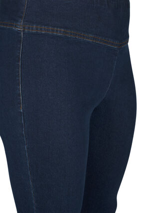 Zizzifashion Stretchy jeggings with high waist, Dark Blue, Packshot image number 2