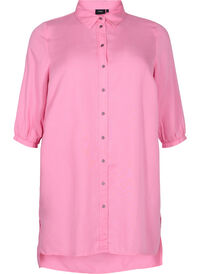 	 Long shirt with 3/4 sleeves in lyocell (TENCEL™)