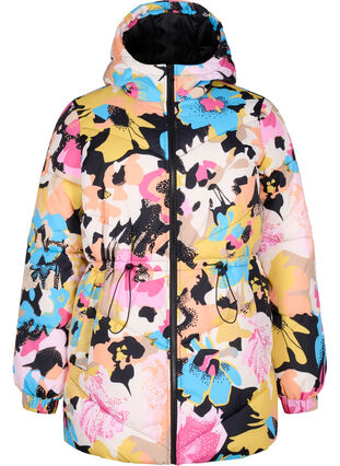 Zizzifashion Colourful jacket with hood, Multi Color, Packshot image number 0