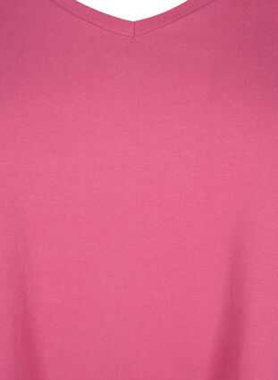 Zizzifashion Solid-coloured basic cotton T-shirt, Malaga, Packshot image number 2