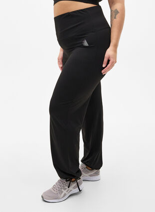 Zizzifashion Loose sweatpants with drawstring, Black, Model image number 0