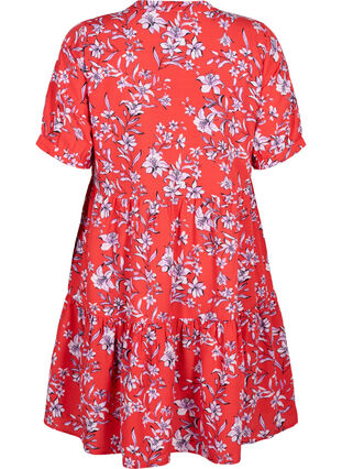 Zizzifashion FLASH - Printed A-line dress, Poinsettia Flower, Packshot image number 1