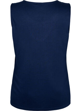 Zizzifashion Sleeveless top with lace, Navy Blazer, Packshot image number 1