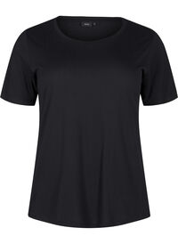 T-shirt in wool and viscose