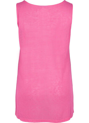 Zizzifashion Top with structure and round neckline, Shocking Pink, Packshot image number 1