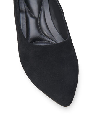 Zizzifashion Wide fit - Pumps in suede, Black, Packshot image number 3