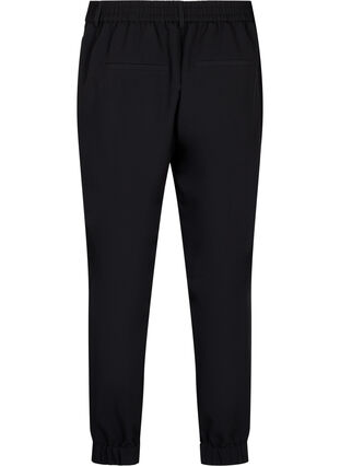 Zizzifashion Trousers with elasticated waist and ankle, Black, Packshot image number 1