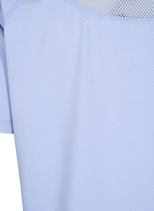 Zizzifashion Training T-shirt with mesh back, Zen Blue, Packshot image number 3