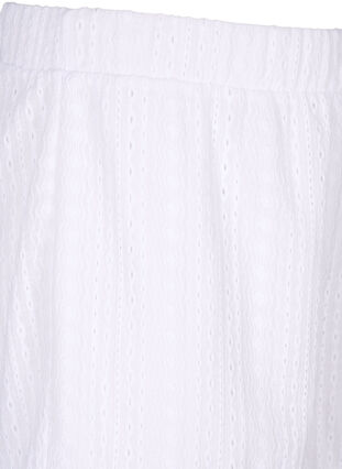 Zizzifashion Shorts with a textured pattern, Bright White, Packshot image number 2
