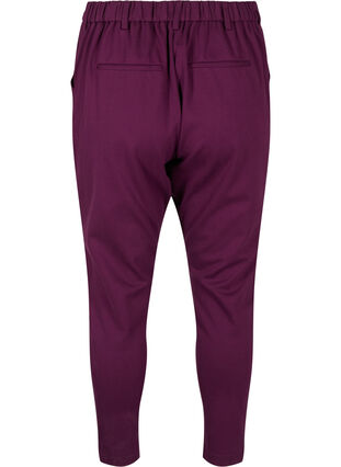 Zizzifashion Cropped Maddison trousers, Potent Purple, Packshot image number 1