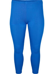 Basic viscose leggings, Monaco Blue, Packshot