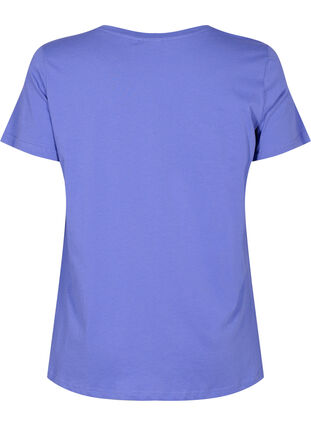 Zizzifashion Sports t-shirt with print, Very Peri A.C.T.V, Packshot image number 1