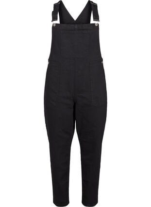 Zizzifashion Denim overalls, Black, Packshot image number 0