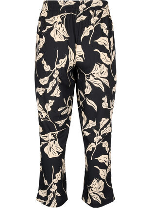 Zizzifashion FLASH - Pants with print and pockets, Black Off White Fl., Packshot image number 1