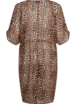 Zizzifashion Beach kimono with print, Leopard, Packshot image number 1