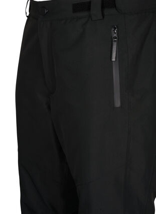 Zizzifashion Ski trousers with pockets and adjustable waist, Black, Packshot image number 2