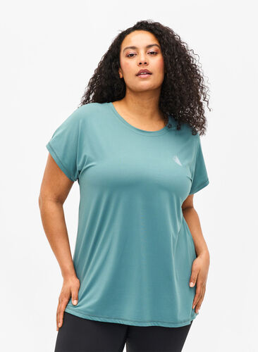 Zizzifashion Short-sleeved training t-shirt, North Atlantic, Model image number 0