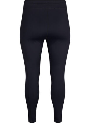 Zizzifashion 7/8 training tights with pockets, Black, Packshot image number 1