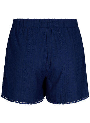 Zizzifashion Shorts with a textured pattern, Medieval Blue, Packshot image number 1