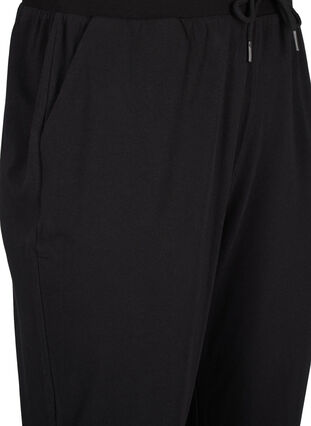 Zizzifashion Loose sweatpants with pockets, Black, Packshot image number 2