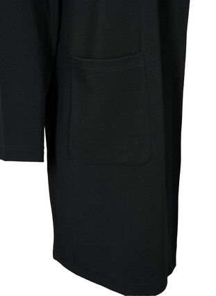 Zizzifashion FLASH - Long blazer with pockets, Black, Packshot image number 3