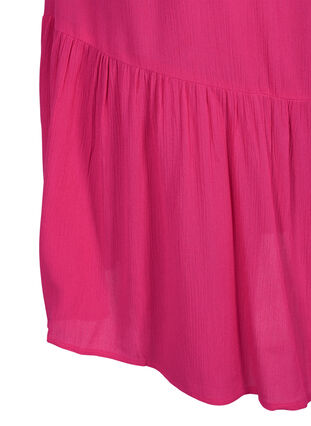 Zizzifashion Viscose summer dress with straps, Raspberry Sorbet, Packshot image number 3