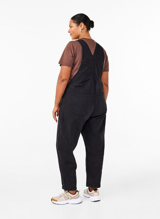 Zizzifashion Denim overalls, Black, Model image number 1