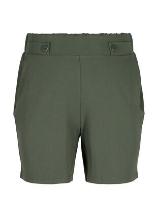 Zizzifashion Shorts with pockets and loose fit, Thyme, Packshot image number 0