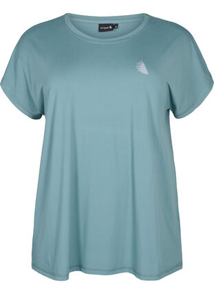 Zizzifashion Short-sleeved training t-shirt, North Atlantic, Packshot image number 0