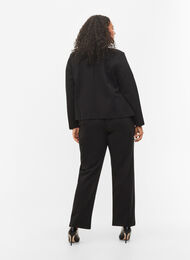 Classic wide leg trousers, Black, Model