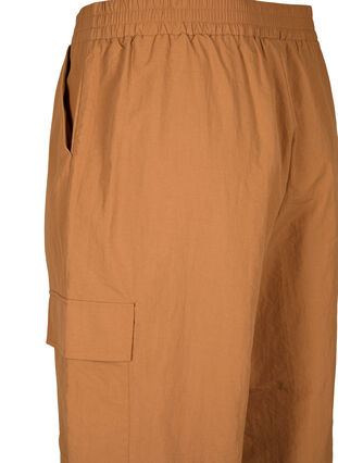 Zizzifashion Cargo pants with adjustable elastic drawstring, Sand, Packshot image number 3