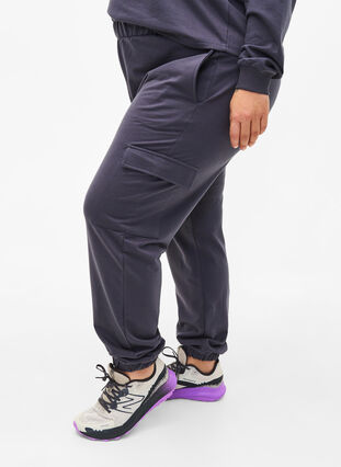 Zizzifashion Sweatpants with cargo pockets, Ombre Blue, Model image number 0