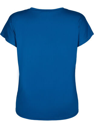 Zizzifashion Loose training t-shirt with v-neck, Blue Opal, Packshot image number 1