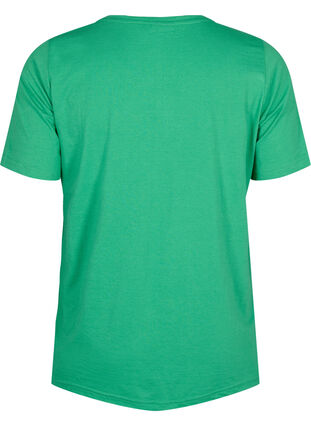 Zizzifashion FLASH - T-shirt with round neck, Kelly Green, Packshot image number 1