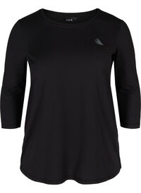 Sports top with 3/4 sleeves