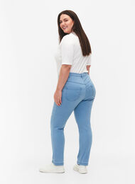 Slim fit Emily jeans with normal waist, Ex Lt Blue, Model