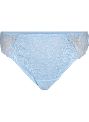 Zizzifashion G-string briefs with lace and a regular waist, Clear Sky, Packshot image number 0