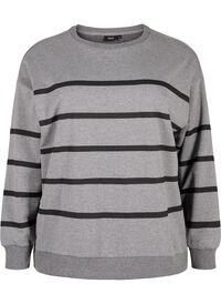 Sweatshirt with stripes