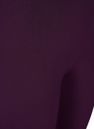 Zizzifashion Basic leggings in viscose, Potent Purple, Packshot image number 2