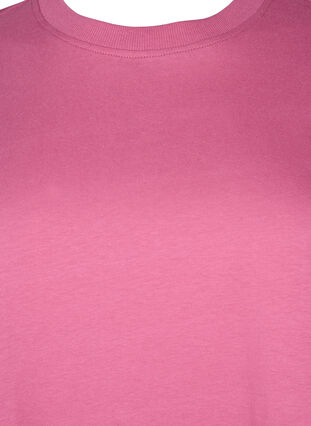 Zizzifashion Basic cotton T-shirt with round neck, Malaga, Packshot image number 2