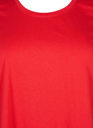 Zizzifashion FLASH - T-shirt with round neck, High Risk Red, Packshot image number 2