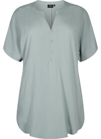 Short sleeve viscose tunic