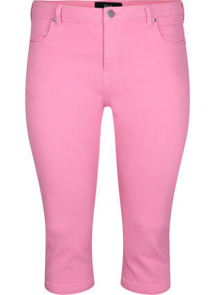 Zizzifashion Close-fitting Emily capri trousers, Rosebloom, Packshot image number 0