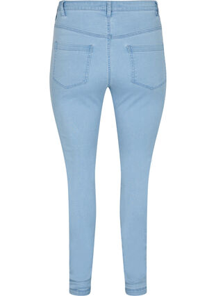 Zizzifashion Super slim Amy jeans with high waist, Ex Lt Blue, Packshot image number 1