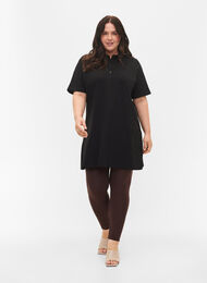 Basic viscose leggings, Coffee Bean, Model