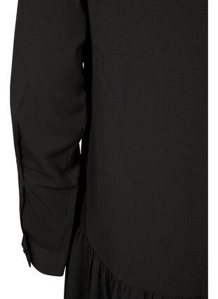 Zizzifashion Midi dress with long sleeves, Black, Packshot image number 3