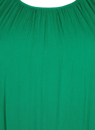 Zizzifashion Viscose dress with short sleeves, Jolly Green, Packshot image number 2